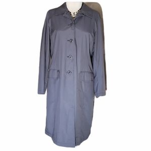 L.L. Bean lined trenchcoat rain jacket Medium